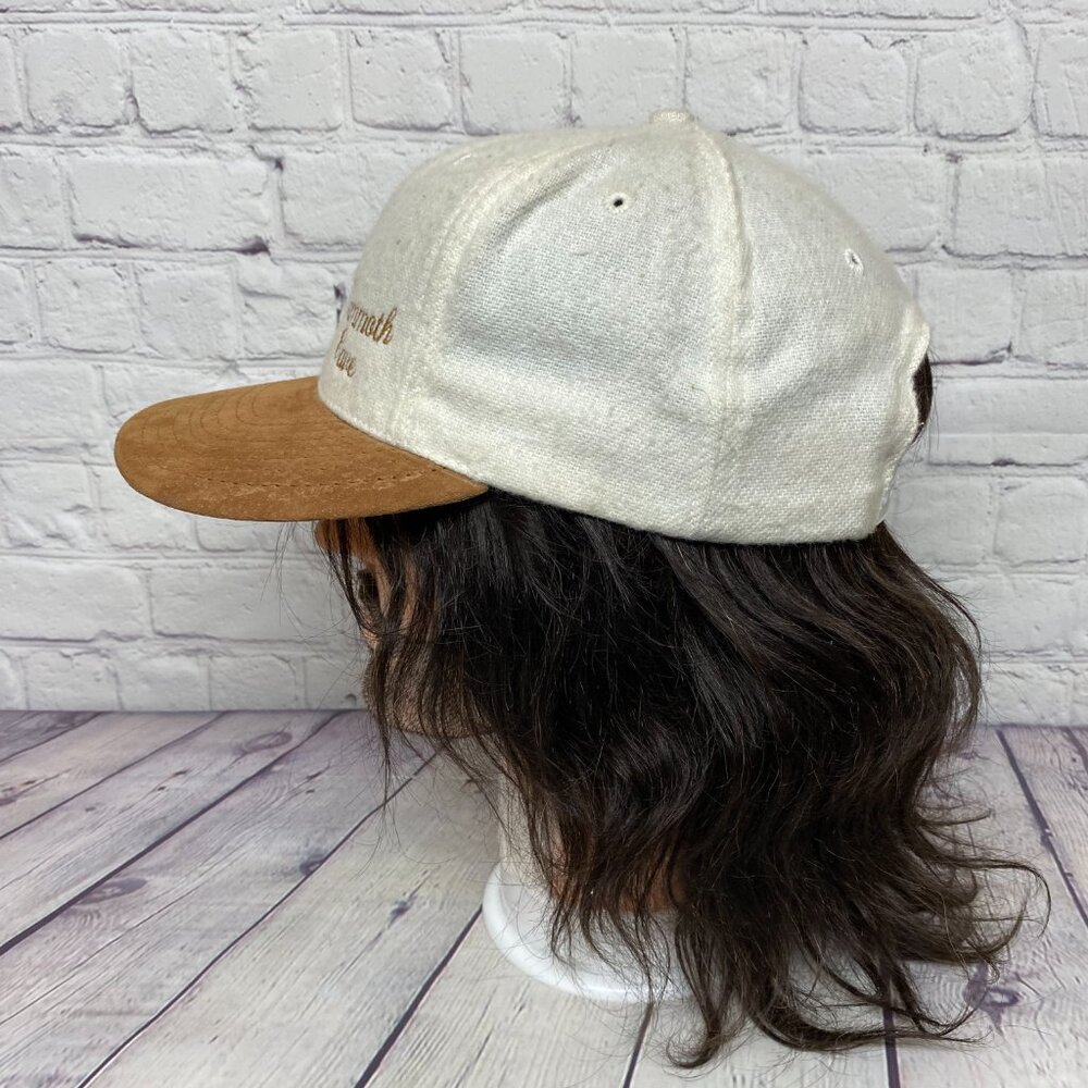 Vintage Hat Cap Snapback Cream Brown Mammoth Cave Kentucky Made in USA America - Picture 2 of 10
